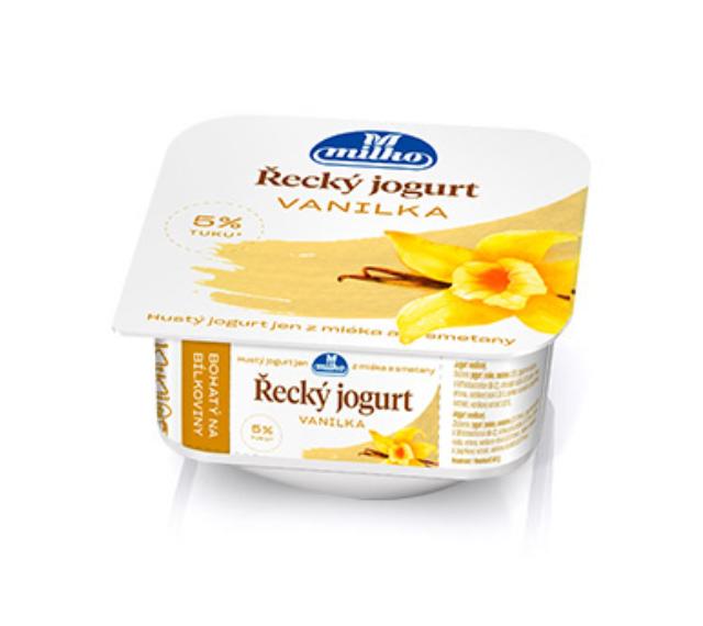 Képek - Řecký jogurt vanilka 5% tuku Milko