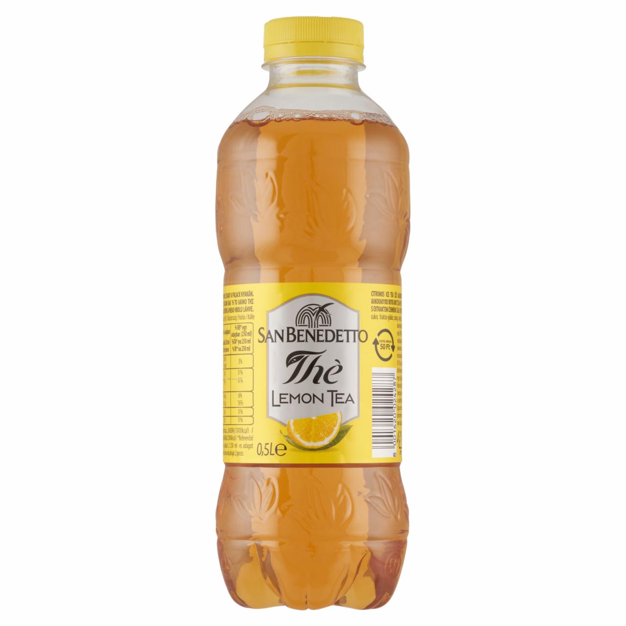 Képek - San Benedetto citromos ice tea ízű alkoholmentes üdítőital cukorral és édesítőszerekkel 0,5 l