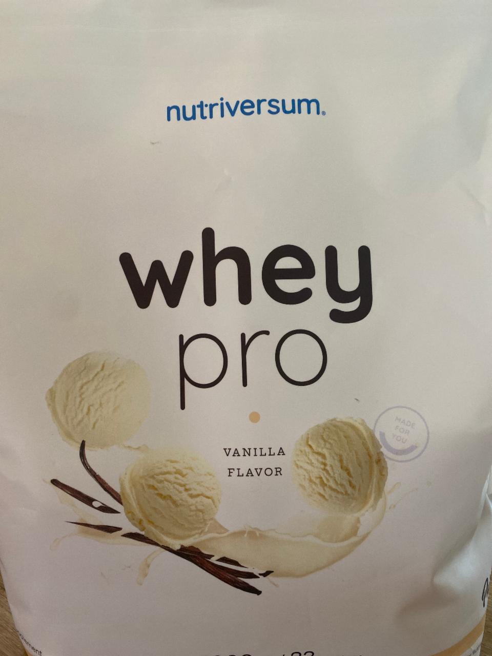 Képek - Whey pro vanilla flavor Nutriversum