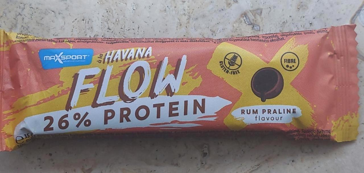 Képek - Havana flow protein 26% Rum praline flavour Maxsport