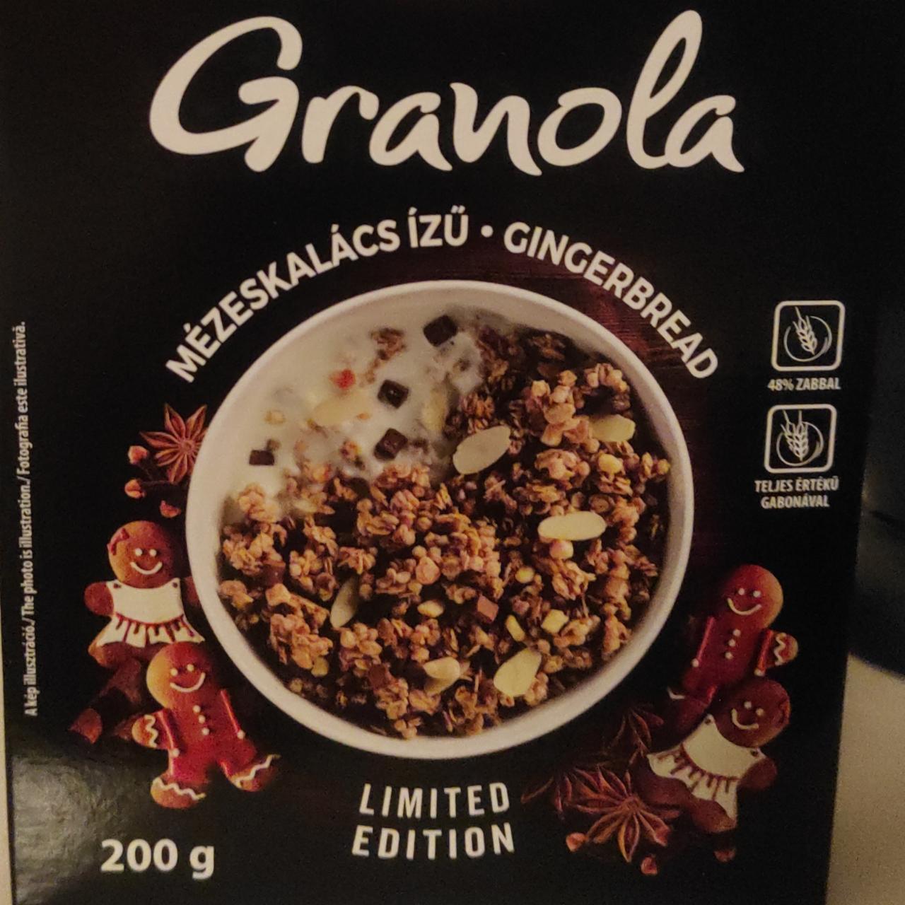 Képek - Granola mézeskalács ízű Cerbona