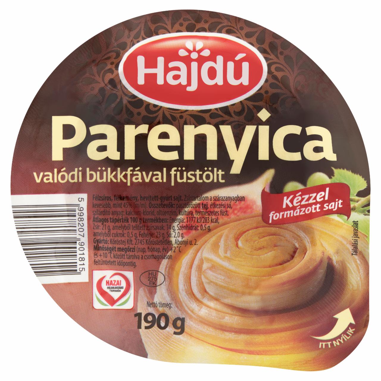 Képek - Hajdú parenyica sajt 190 g