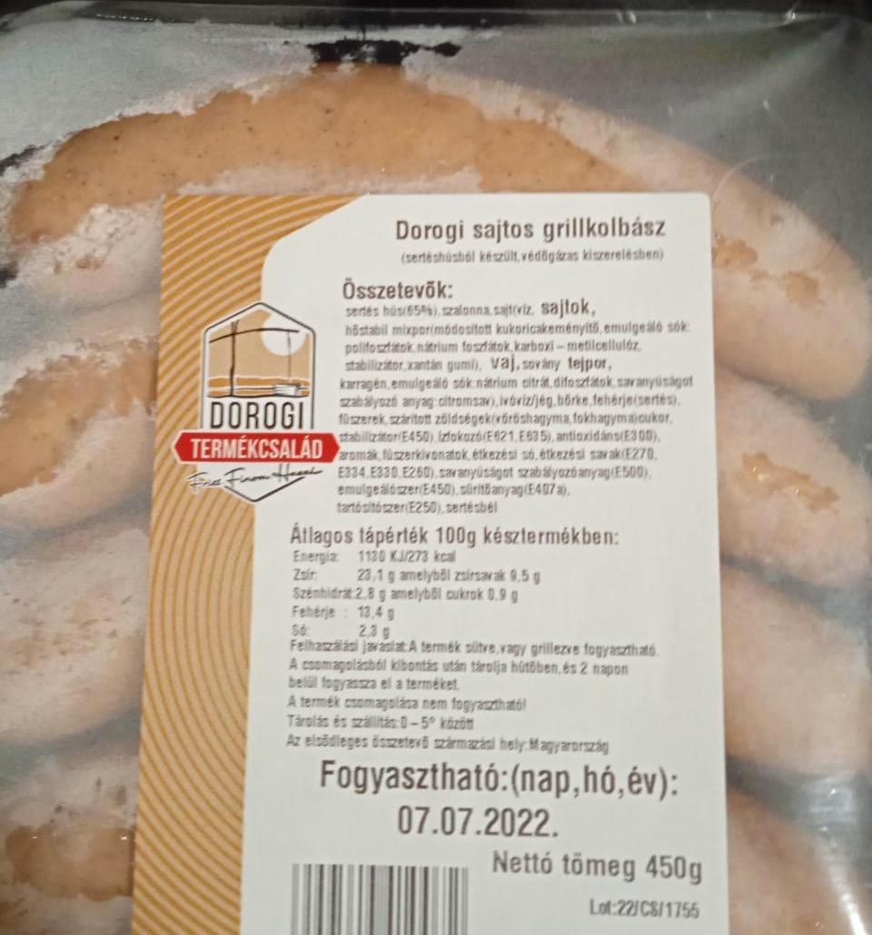 Képek - Dorogi sajtos grillkolbász