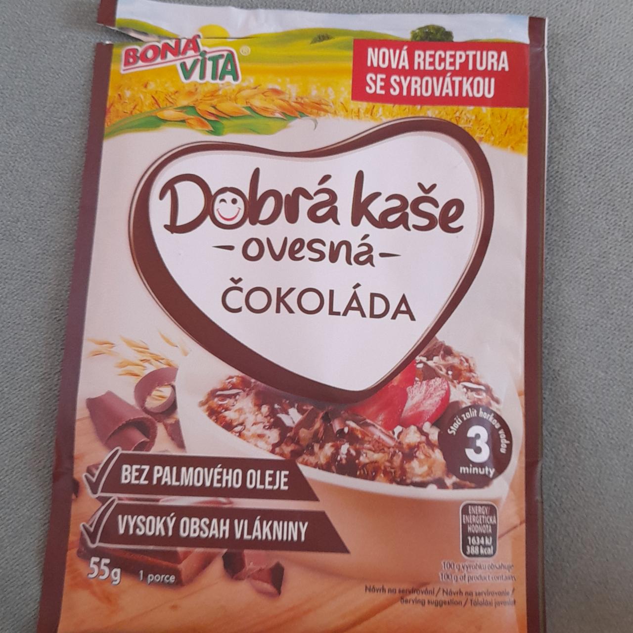 Képek - Dobrá kaše - ovesná - čokoláda Bona Vita