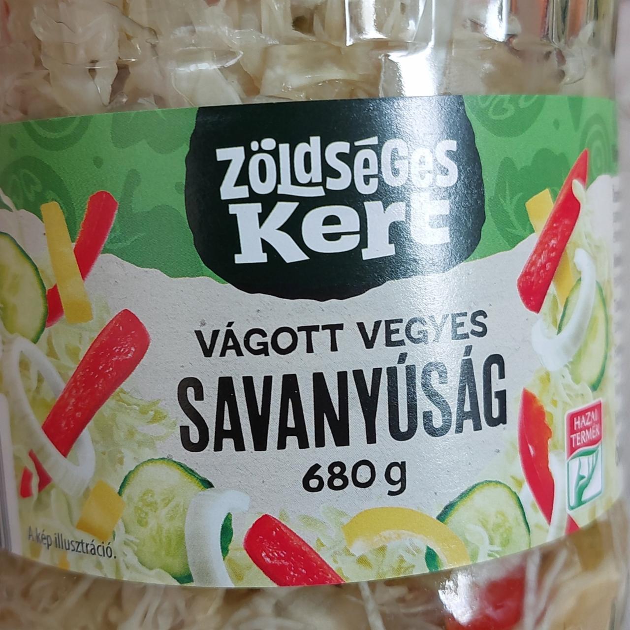 Képek - Vágott vegyes savanyúság Zöldségeskert