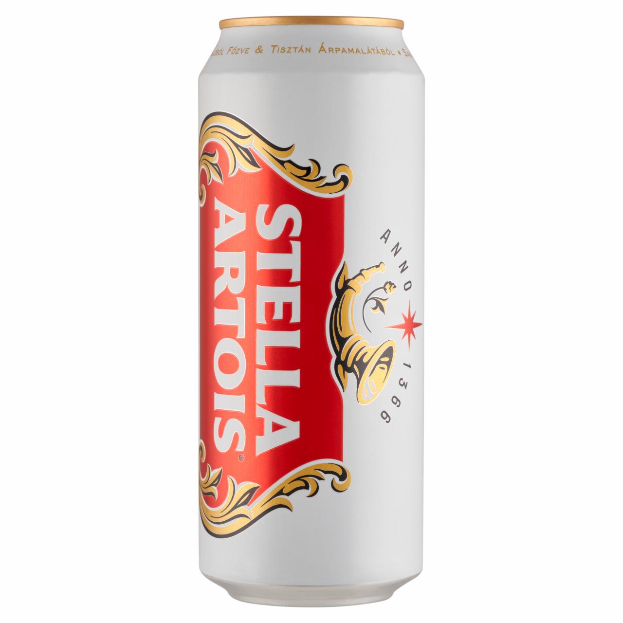 Képek - Stella Artois minőségi világos sör 5% 0,5 l