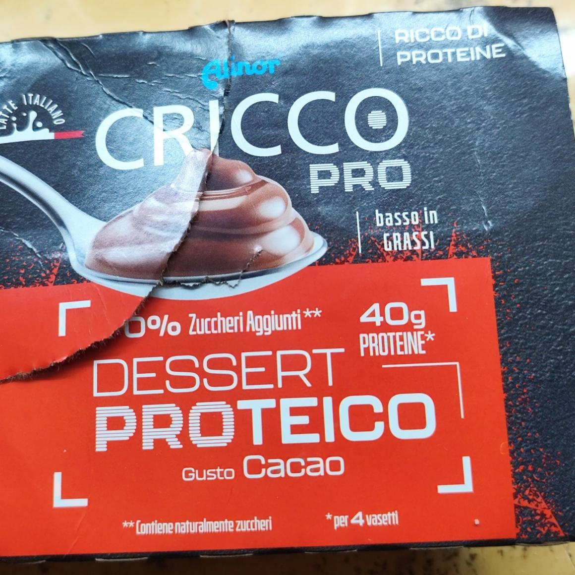 Képek - Cricco pro protein dessert Cacao Alinor