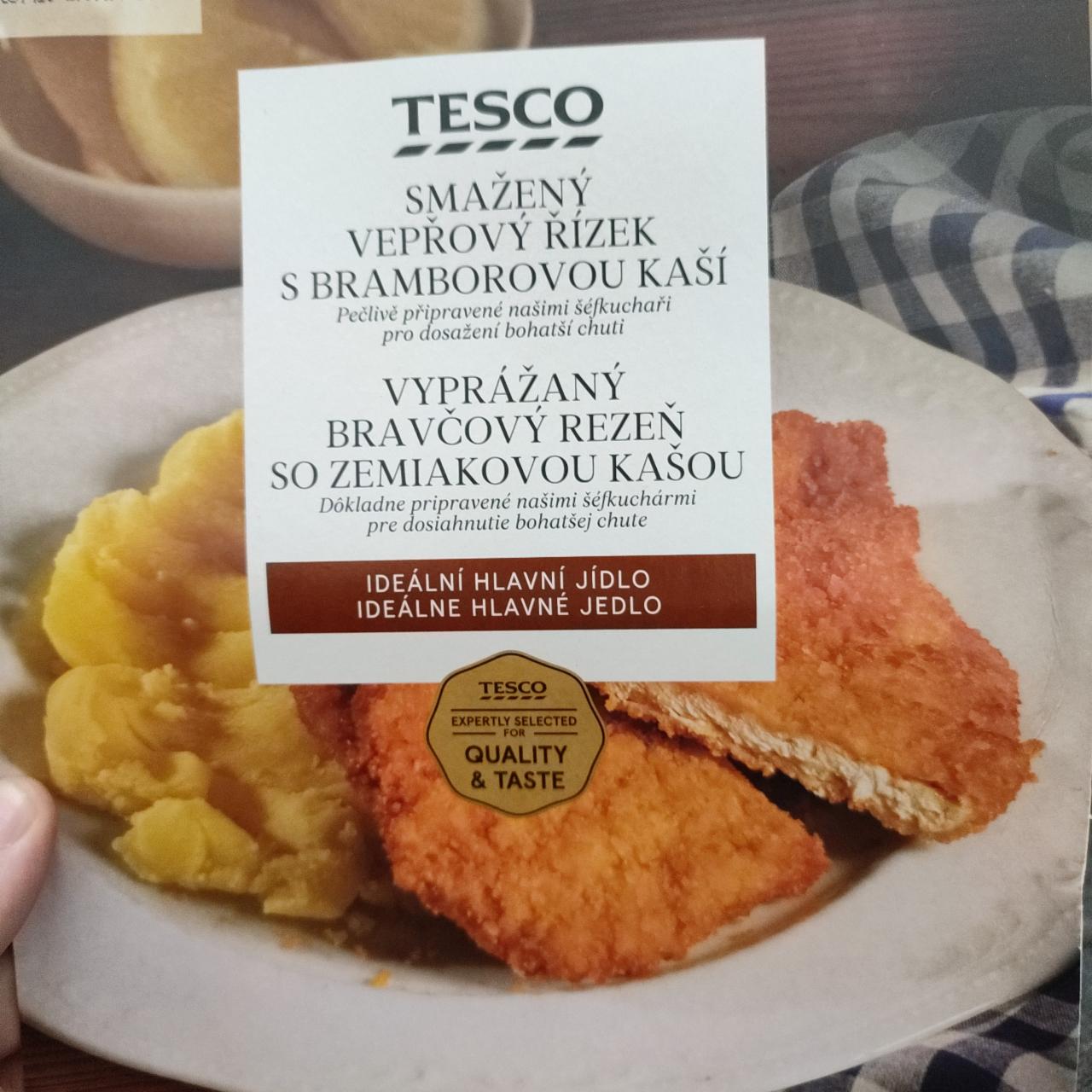 Képek - Vyprážaný bravčový rezeň so zemiakovou kašou Tesco