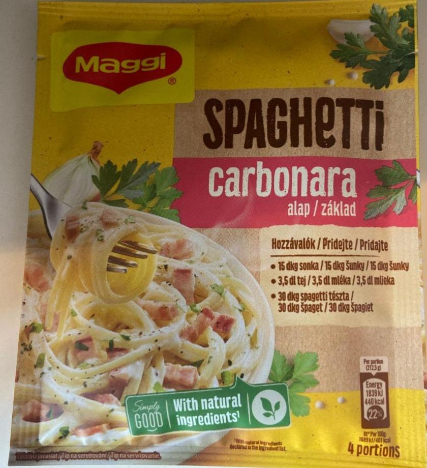 Képek - Carbonara spagetti alap Maggi