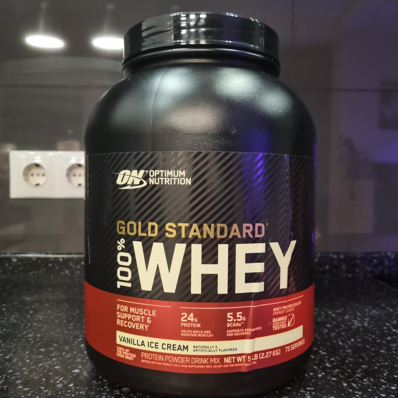 Képek - Gold Standard whey Vanilla ice cream Optimum Nutrition