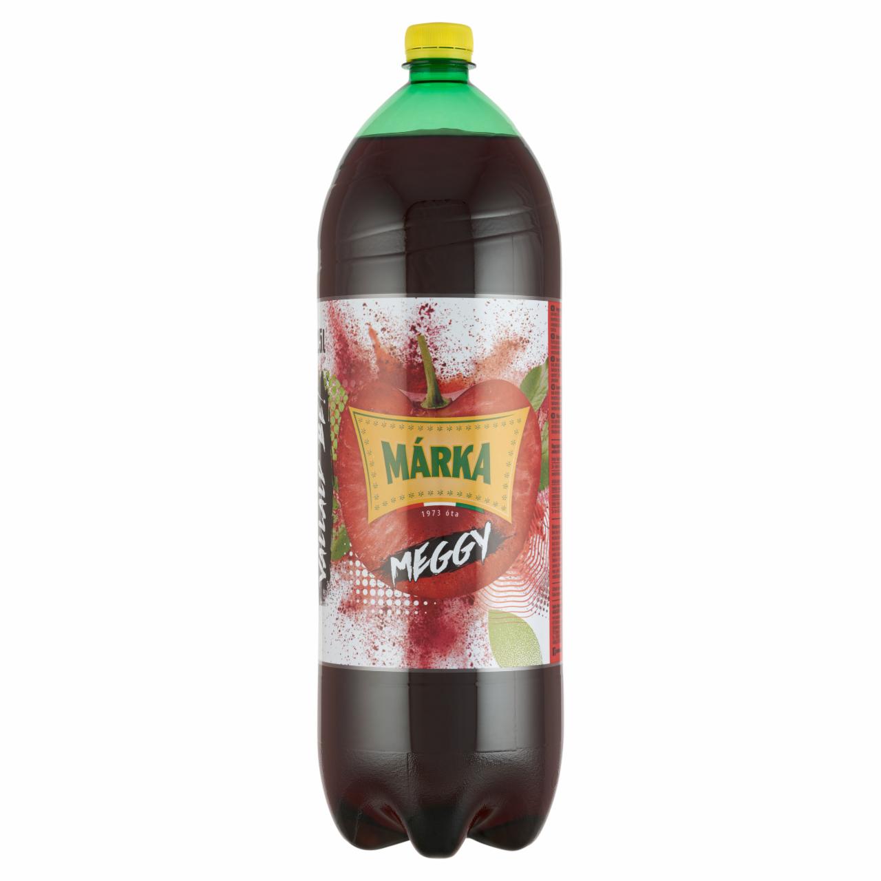 Képek - Márka meggy szénsavas üdítőital cukorral és édesítőszerekkel 2,5 l