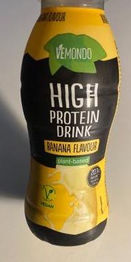 Képek - High protein drink banana flavour plant-based Vemondo