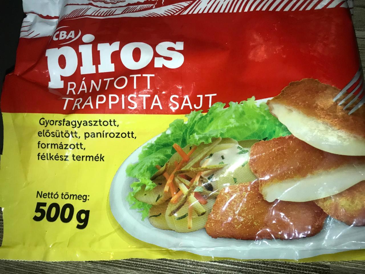 Képek - Rántott trappista sajt CBA piros