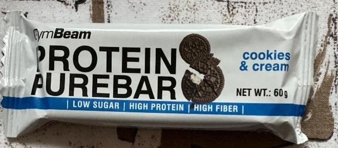 Képek - PureBar Protein szelet Cookies & cream GymBeam