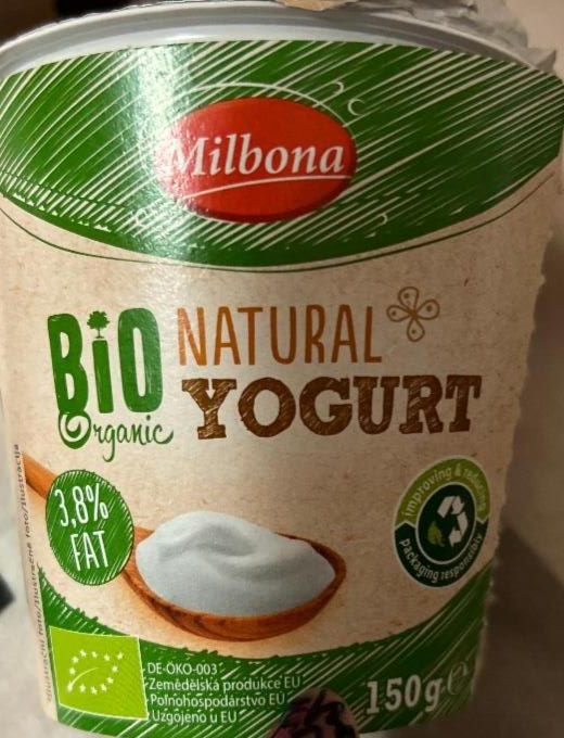 Képek - Bio Organic Natural yogurt Milbona