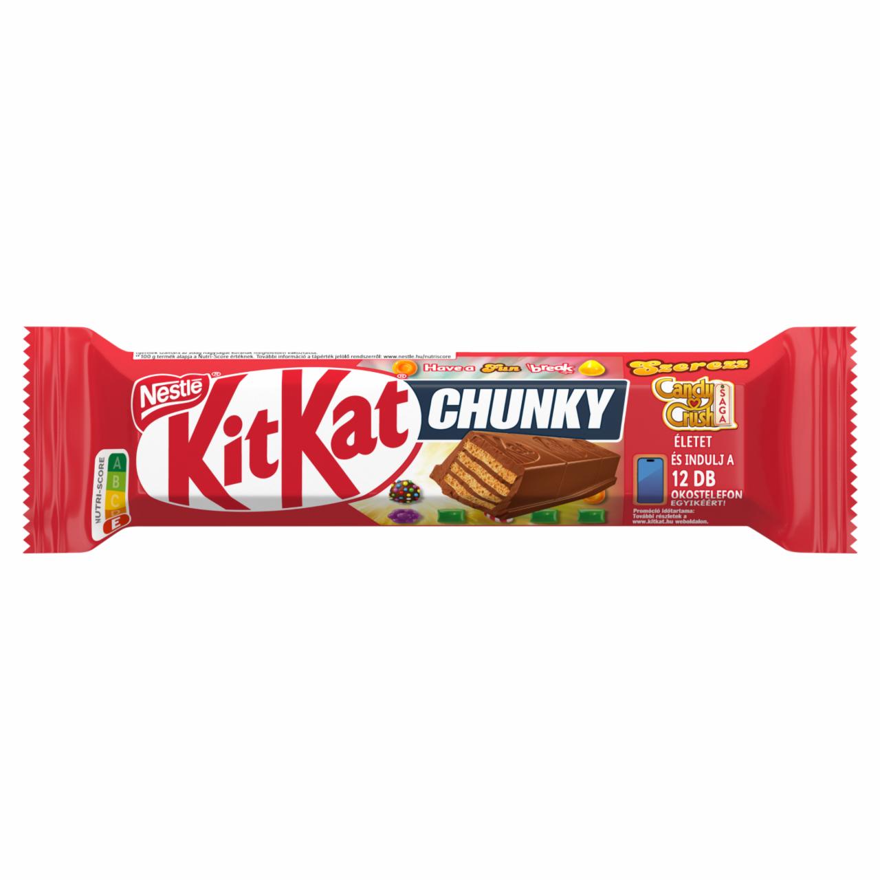 Képek - KitKat Chunky kakaós-krémmel töltött ostya tejcsokoládéban 40 g 