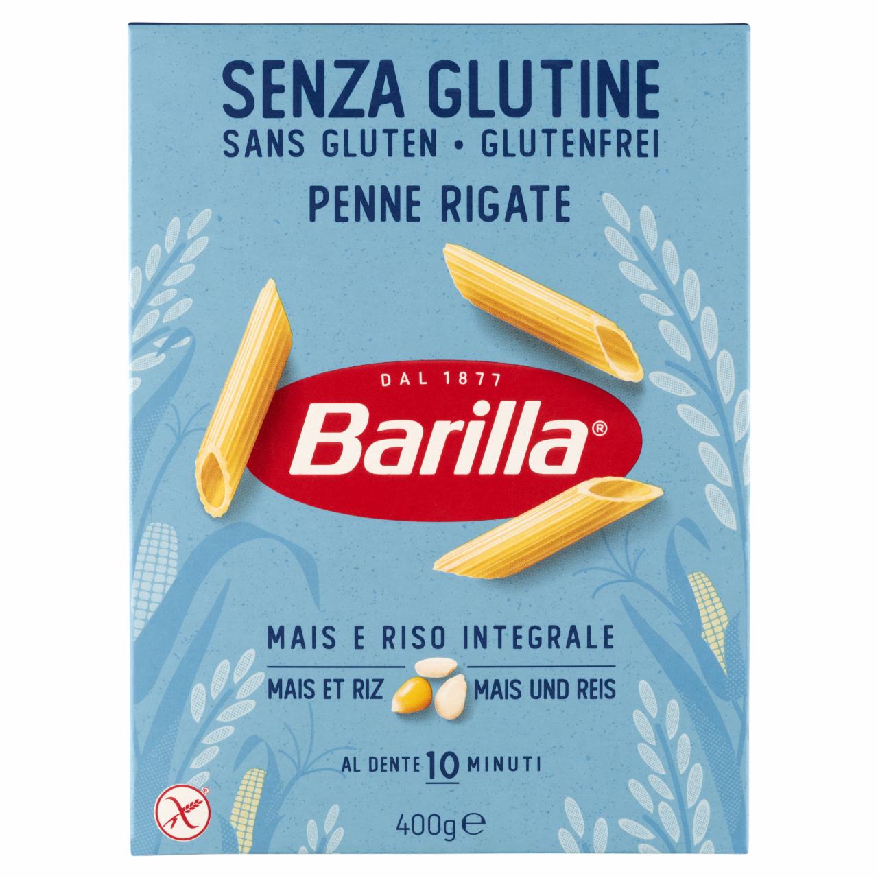 Képek - Barilla Penne Rigate gluténmentes apró száraztészta 400 g