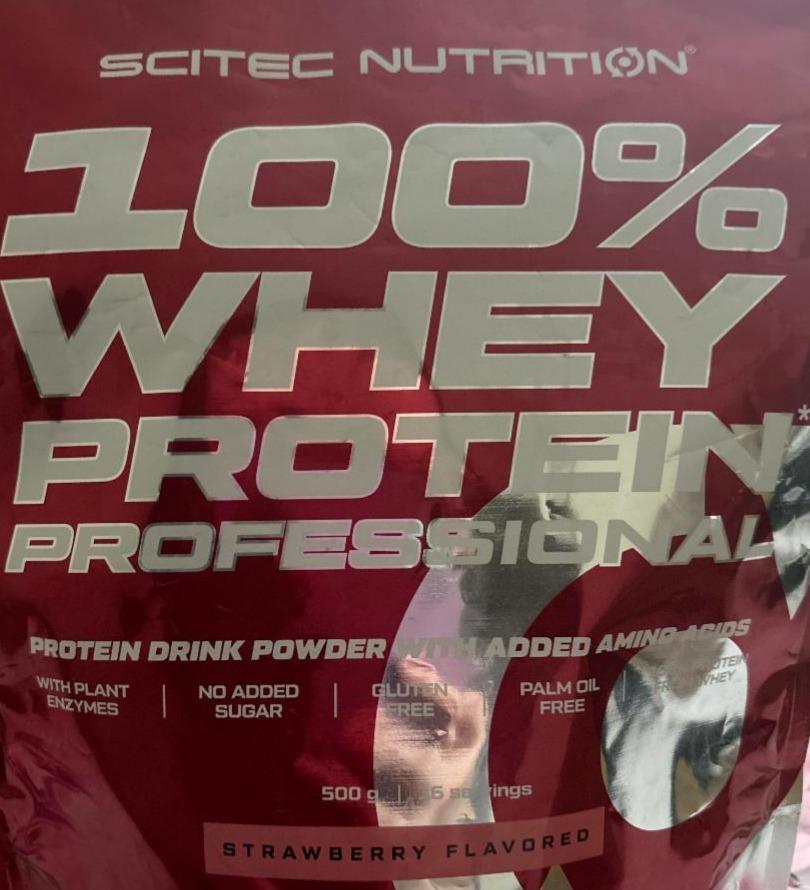 Képek - 100% whey protein pofessional Strawberry Scitec Nutrition