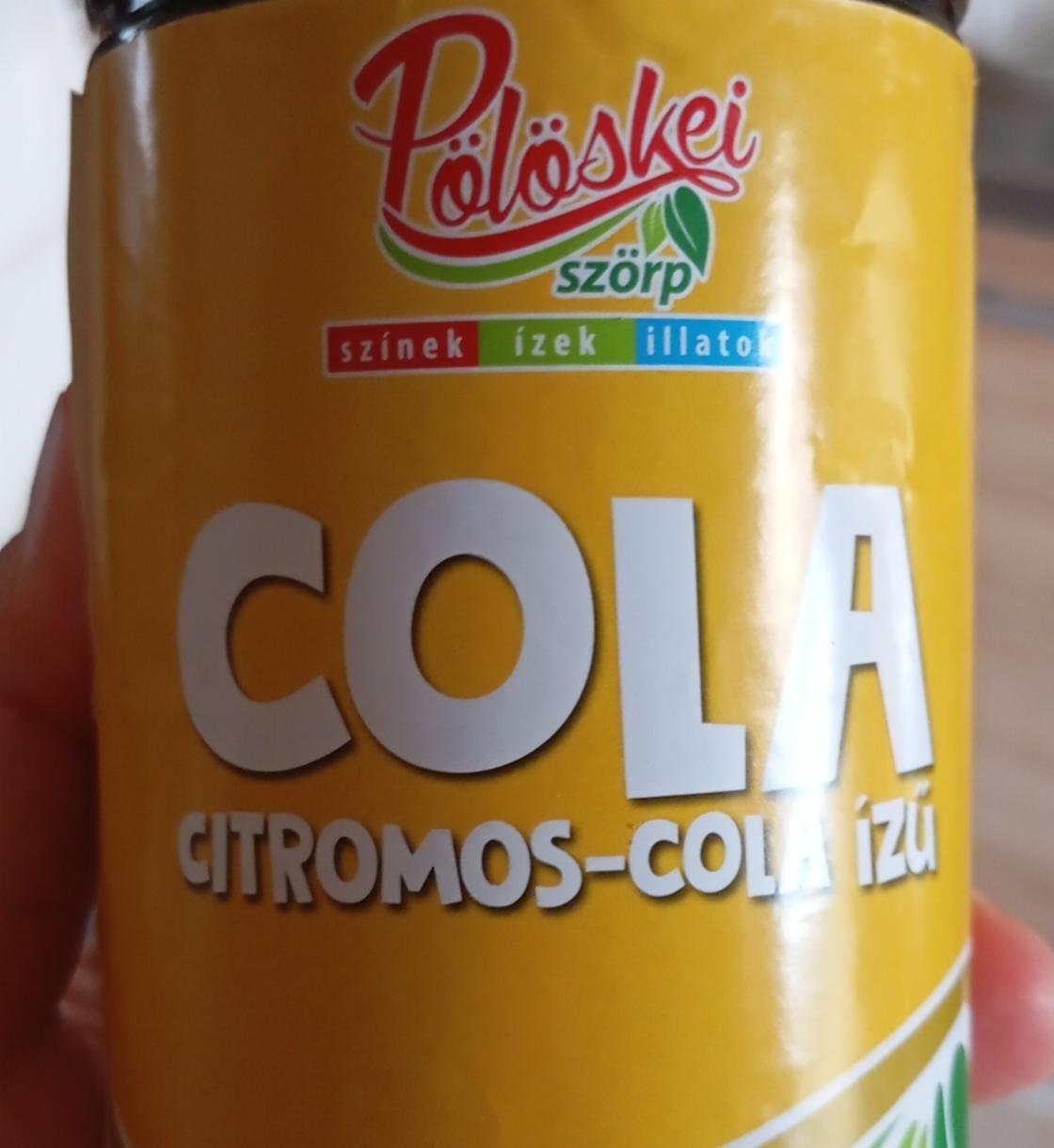 Képek - Cola citromos-cola ízű Pölöskei