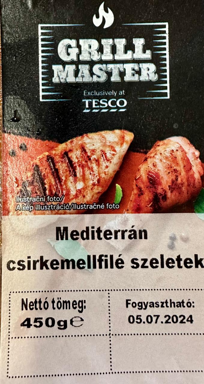 Képek - Mediterrán csirkemellfilé szeletek Grill Master