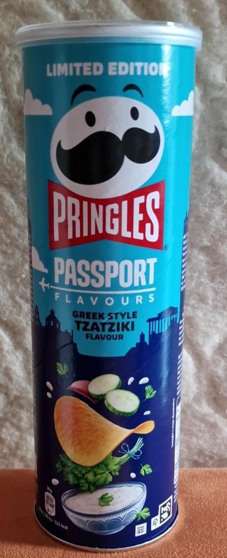 Képek - Pringles Passport Flavours tzatziki ízesítésű sós snack 165 g 