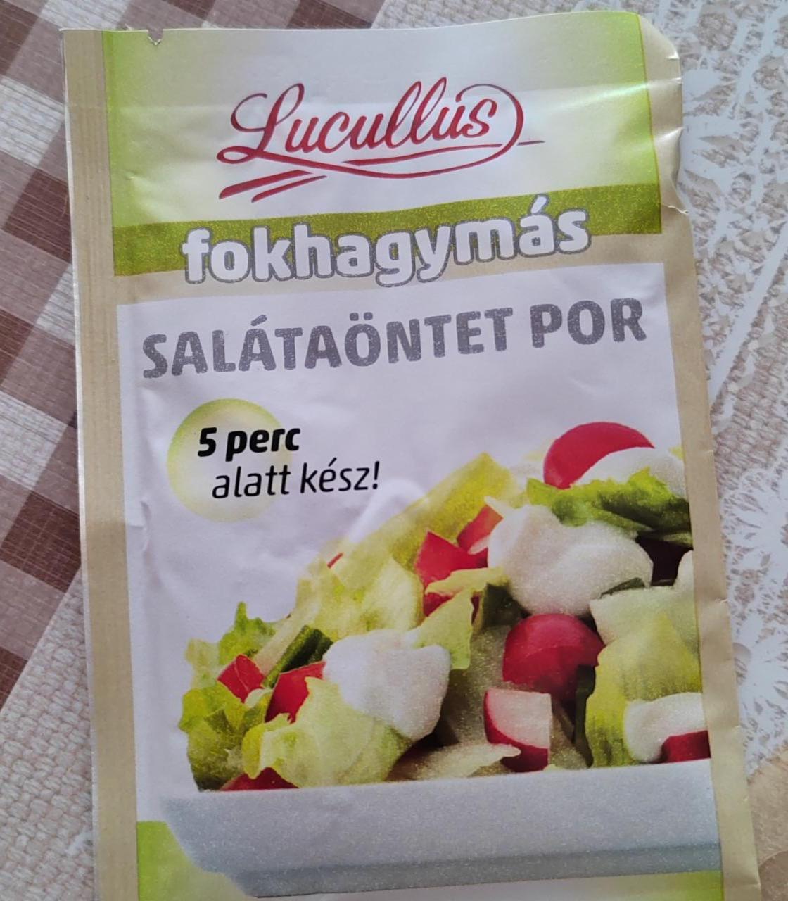 Képek - Fokhagymás salátaöntet por Lucullus