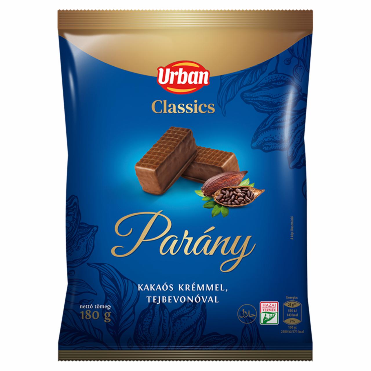 Képek - Urban Classics parány kakaós krémmel, tejbevonóval 180 g