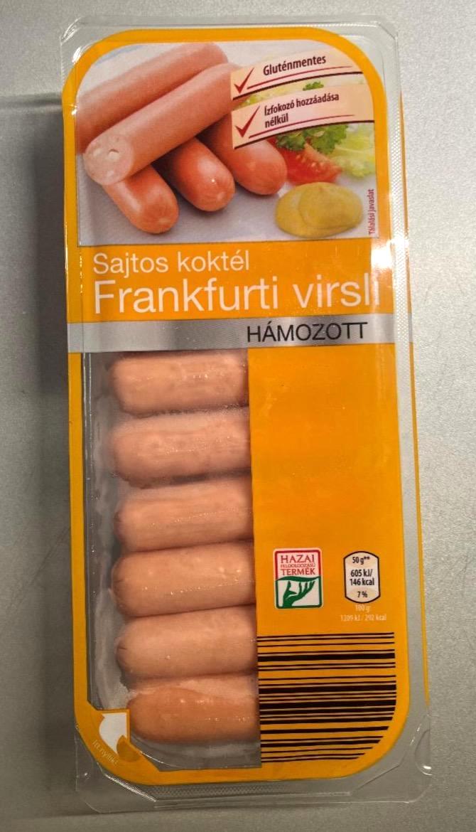 Képek - Sajtos koktél Frankfurti virsli Aldi