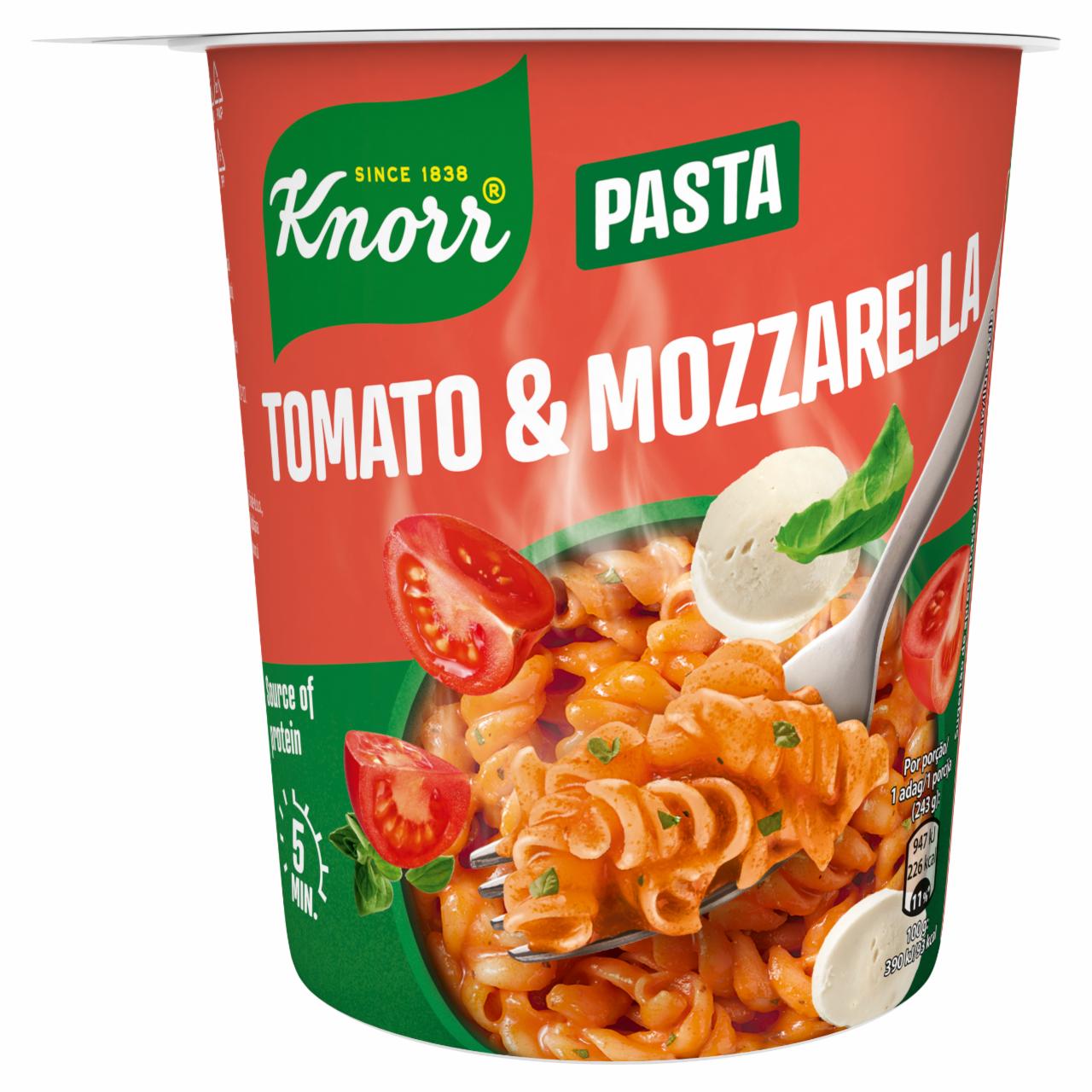 Képek - Knorr tészta paradicsomos-mozzarellás szósszal 63 g