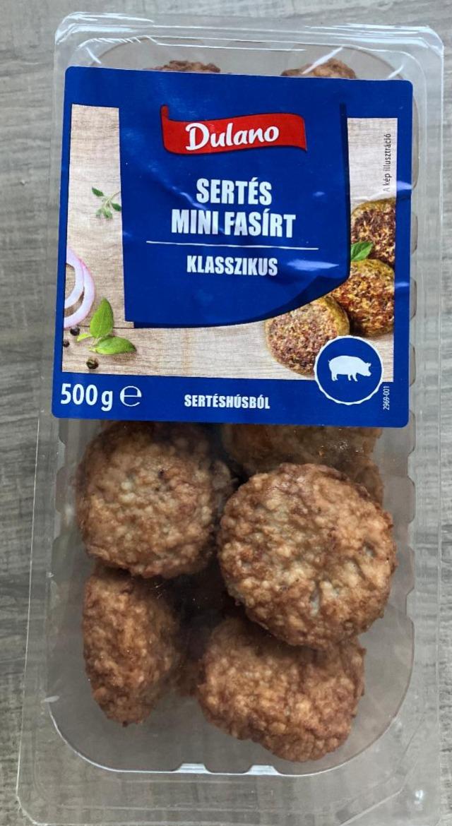 Képek - Sertés mini fasírt klasszikus Dulano