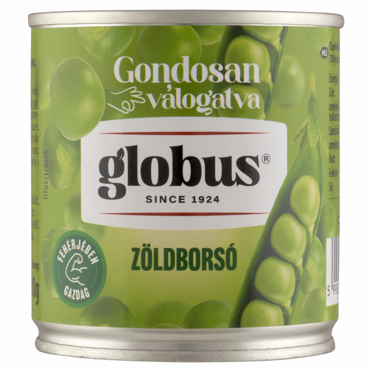 Képek - Globus zöldborsó 200 g