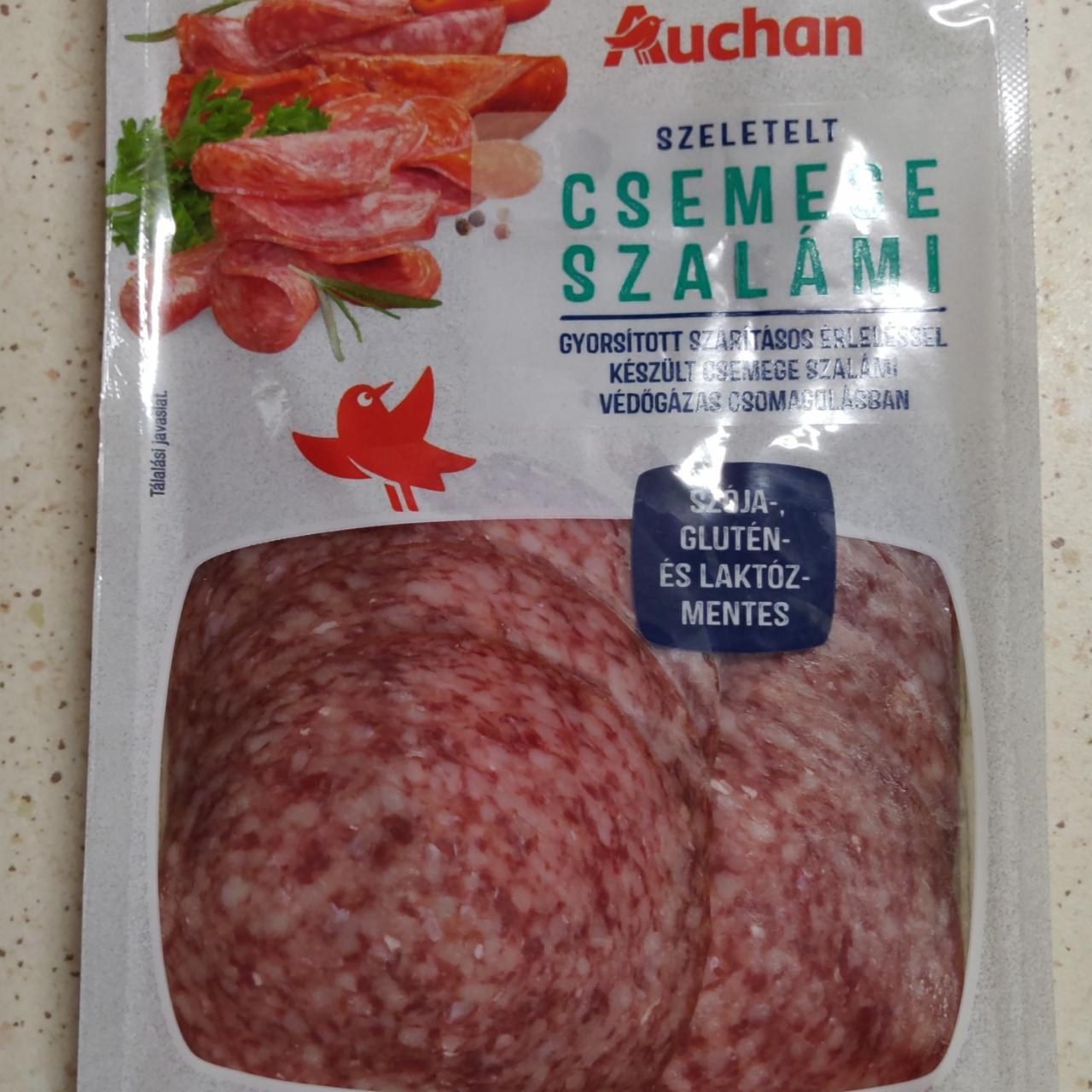 Képek - Auchan szeletelt csemege szalámi