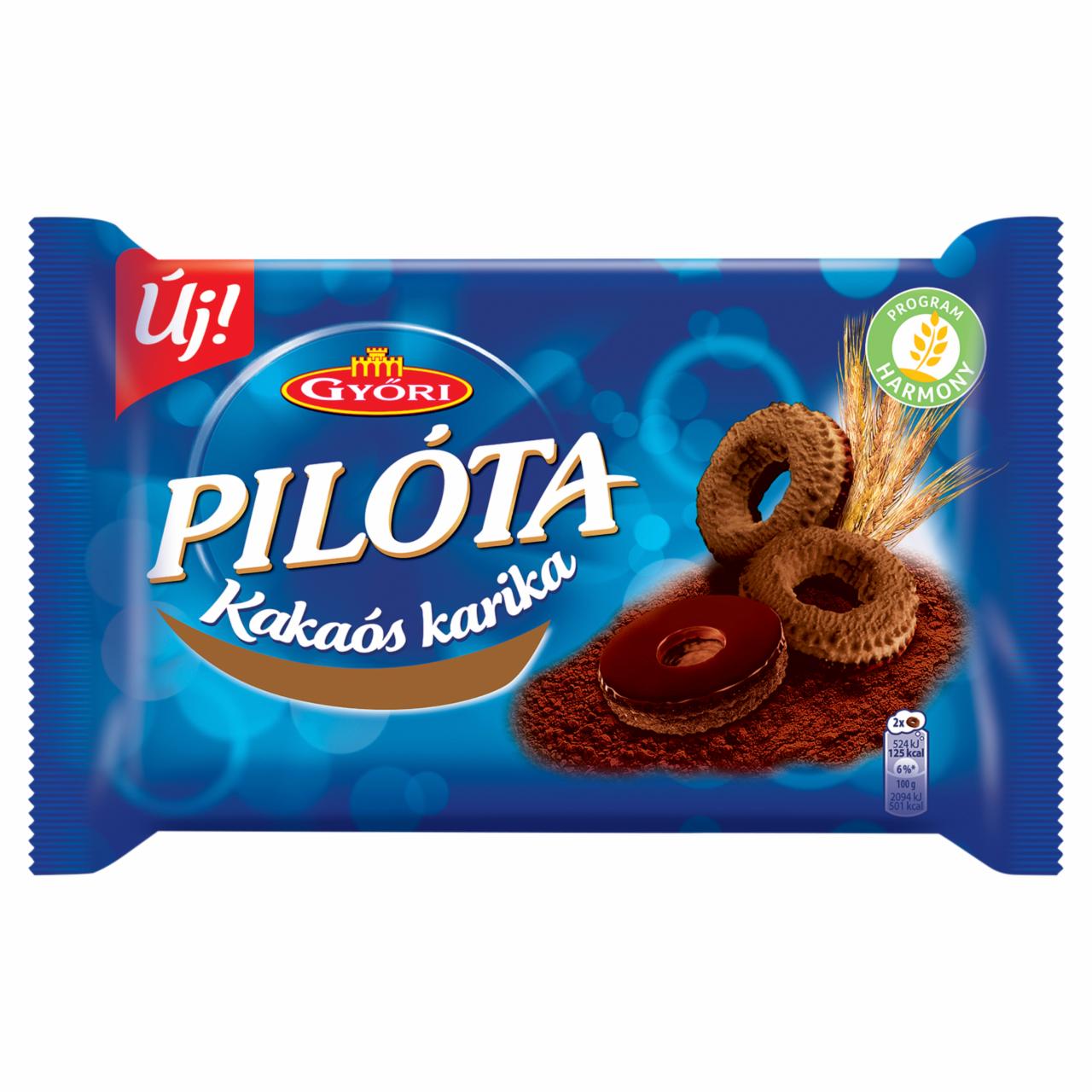 Képek - Győri Pilóta kakaós karika 150 g