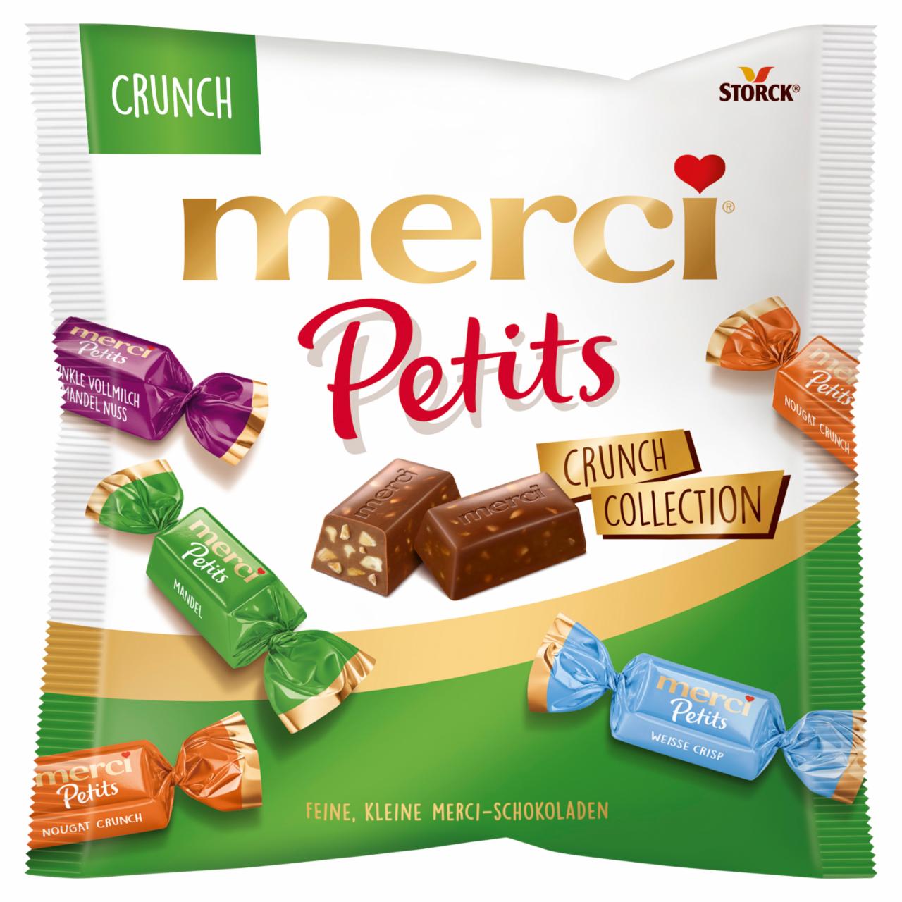 Képek - Merci Petits Crunch Collection 4 csokoládékülönlegesség 125 g