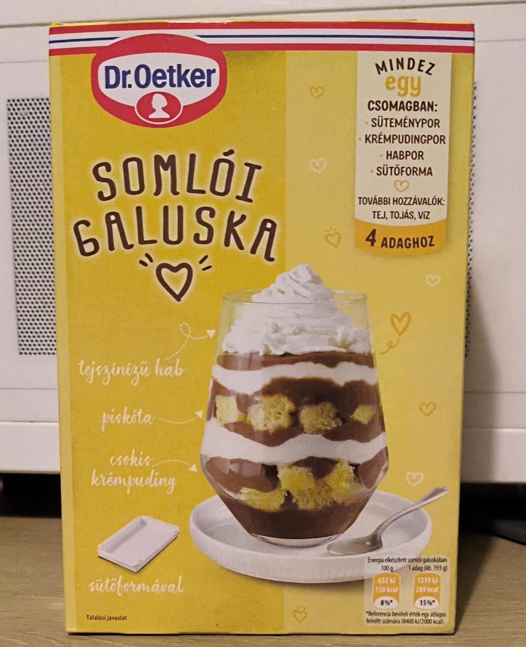 Képek - Somlói galuska Dr.Oetker