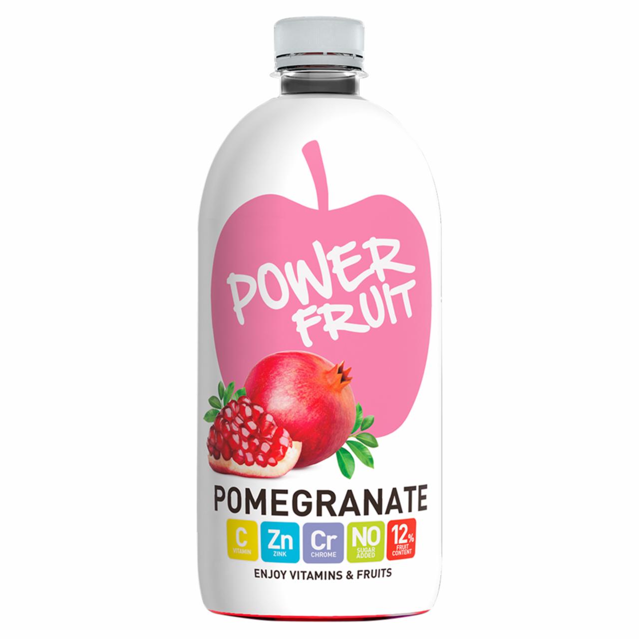 Képek - Power Fruit energiaszegény, gránátalma-alma ital szűrt vízzel, édesítőszerekkel 750 ml