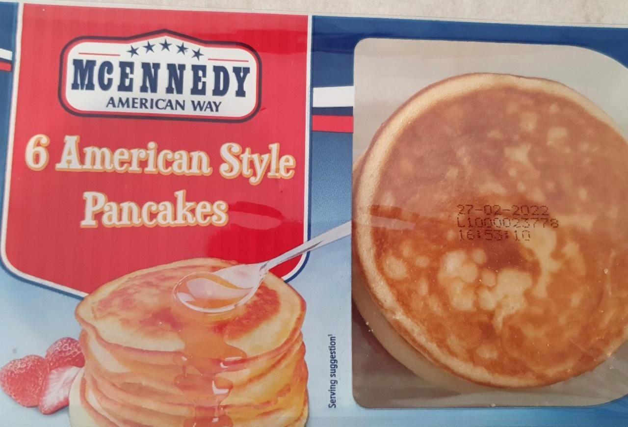 American style pancakes tápértékek és kJ McEnnedy - kalória