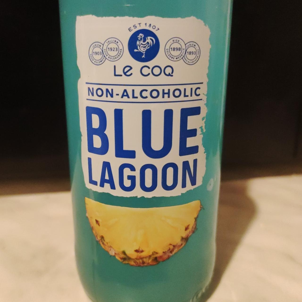 Képek - Le Coq Blue Lagoon kókusz-ananász-curaçao ízű szénsavas alkoholos ital 4,7% 0,33 l