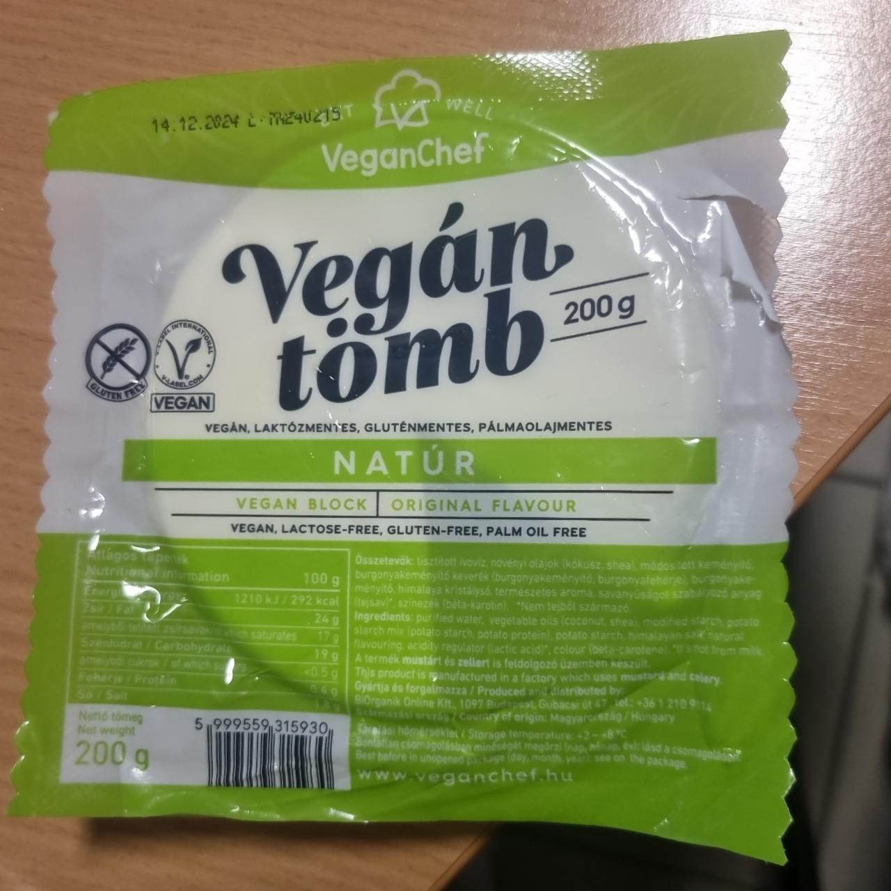 Képek - Vegán tömb Natúr Veganchef