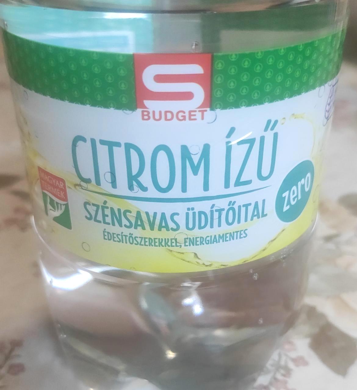 Képek - Citrom ízű szénsavas üdítőital S Budget