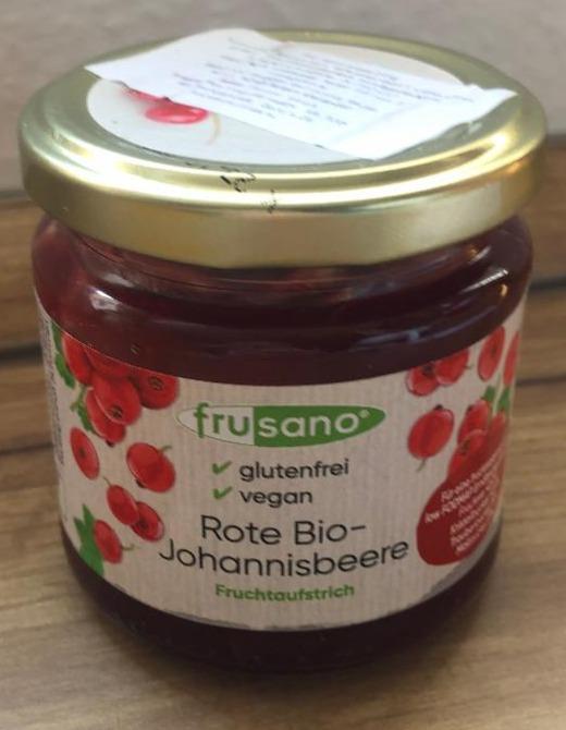 Képek - Rote Bio-Johannisbeere Fruchtaufstrich Frusano