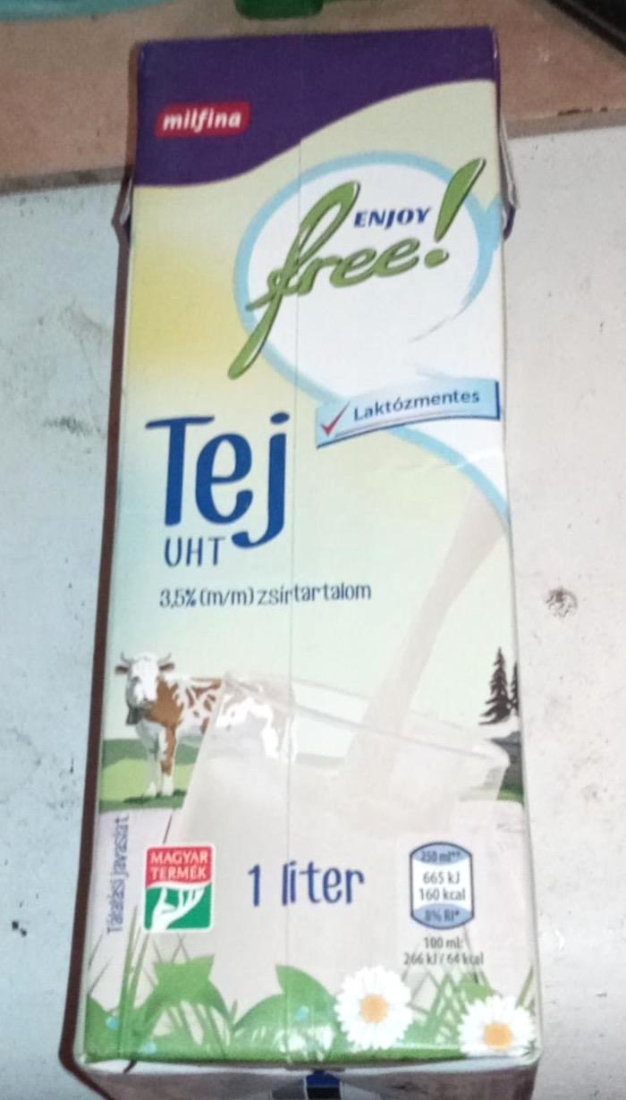 Képek - Tej UHT 3,5% Enjoy Free Milfina