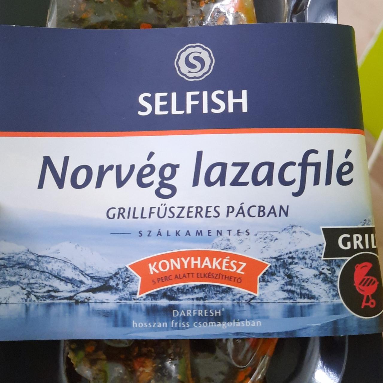 Képek - Norvég lazacfilé grillfűszeres pácban Selfish