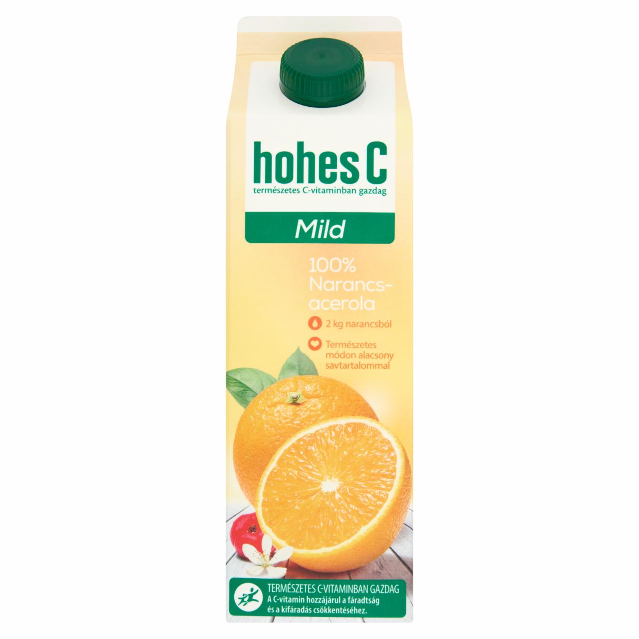 Képek - Hohes C Mild 100% narancs-acerola gyümölcslé