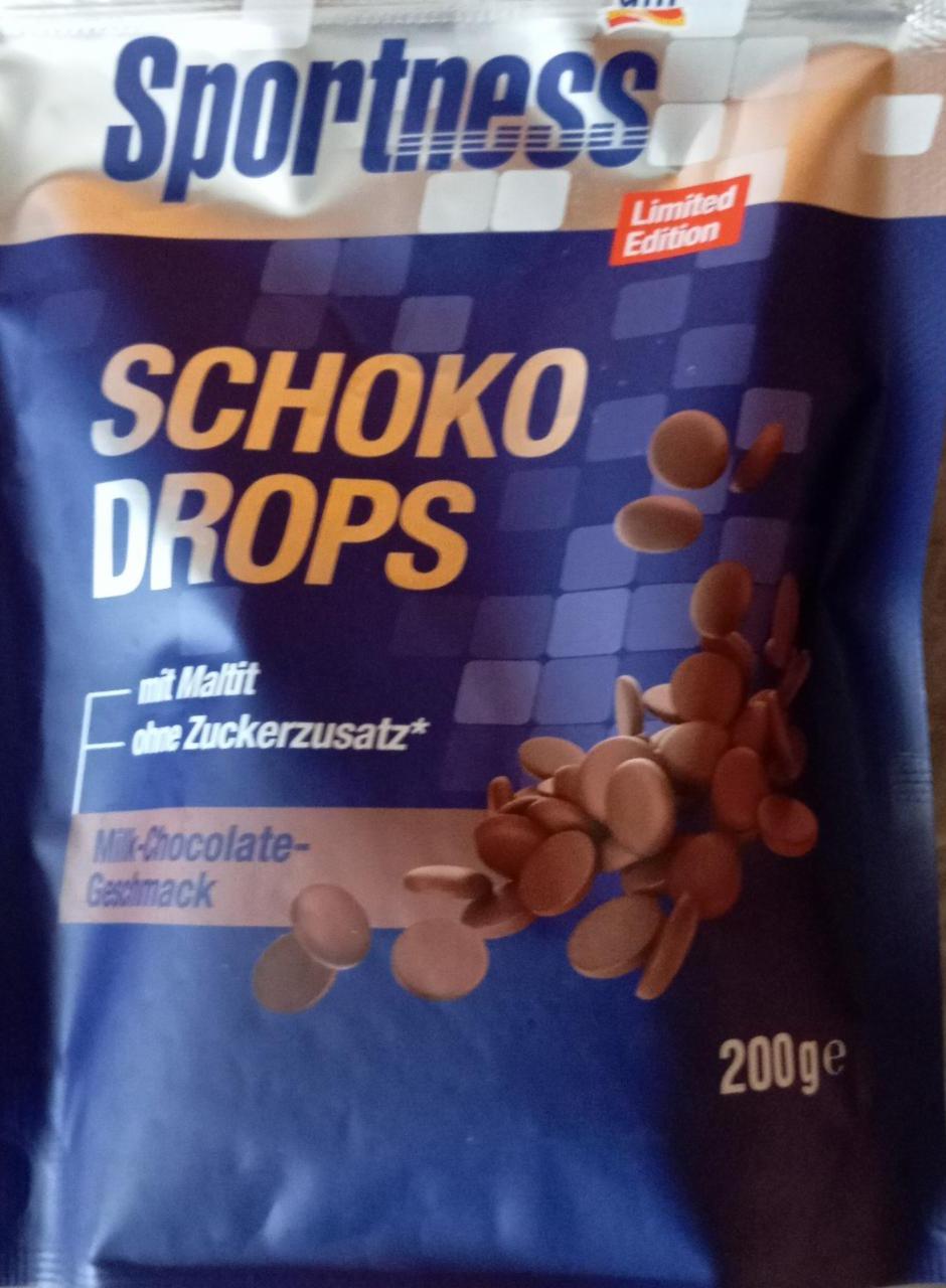 Képek - Schoko drops milk-chocolate-geschmack Sportness