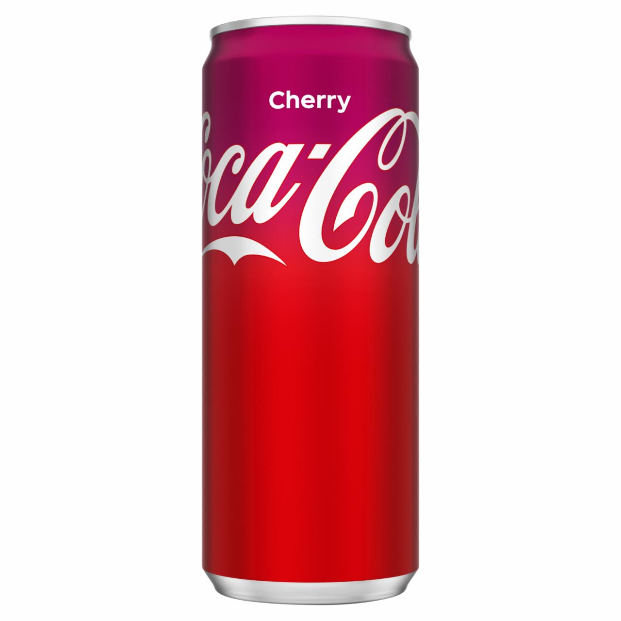 Képek - Coca-Cola Cherry colaízű szénsavas üdítőital cseresznye ízesítéssel 330 ml