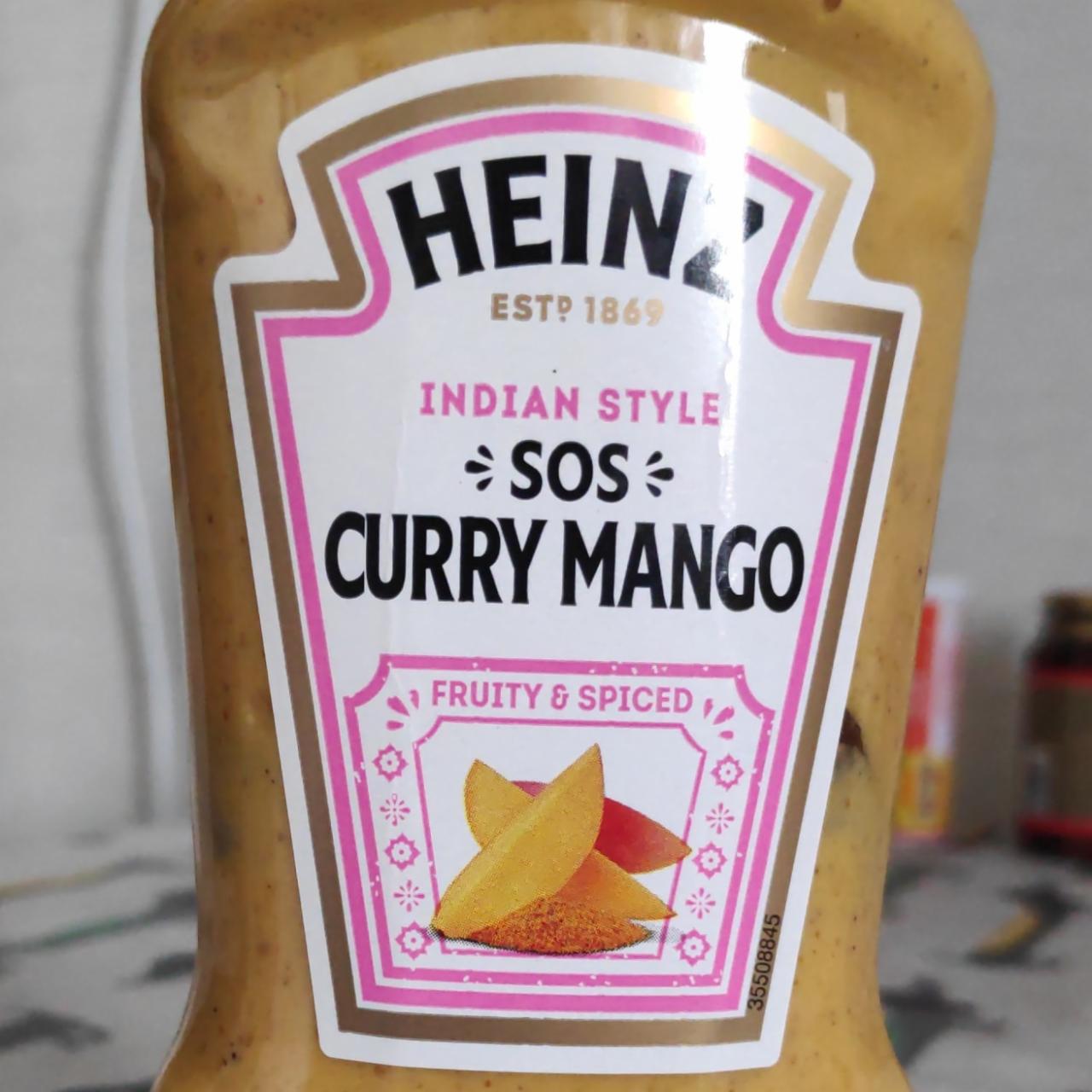 Képek - Heinz curry-mangó ízű krémes gyümölcsös jellegű szósz 225 g