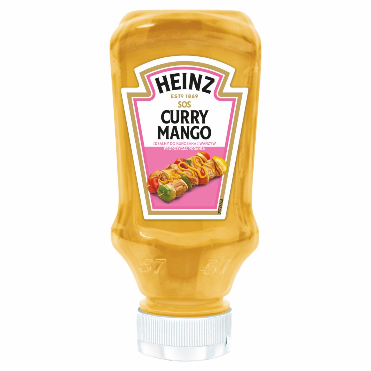 Képek - Heinz curry-mangó ízű krémes gyümölcsös jellegű szósz 225 g