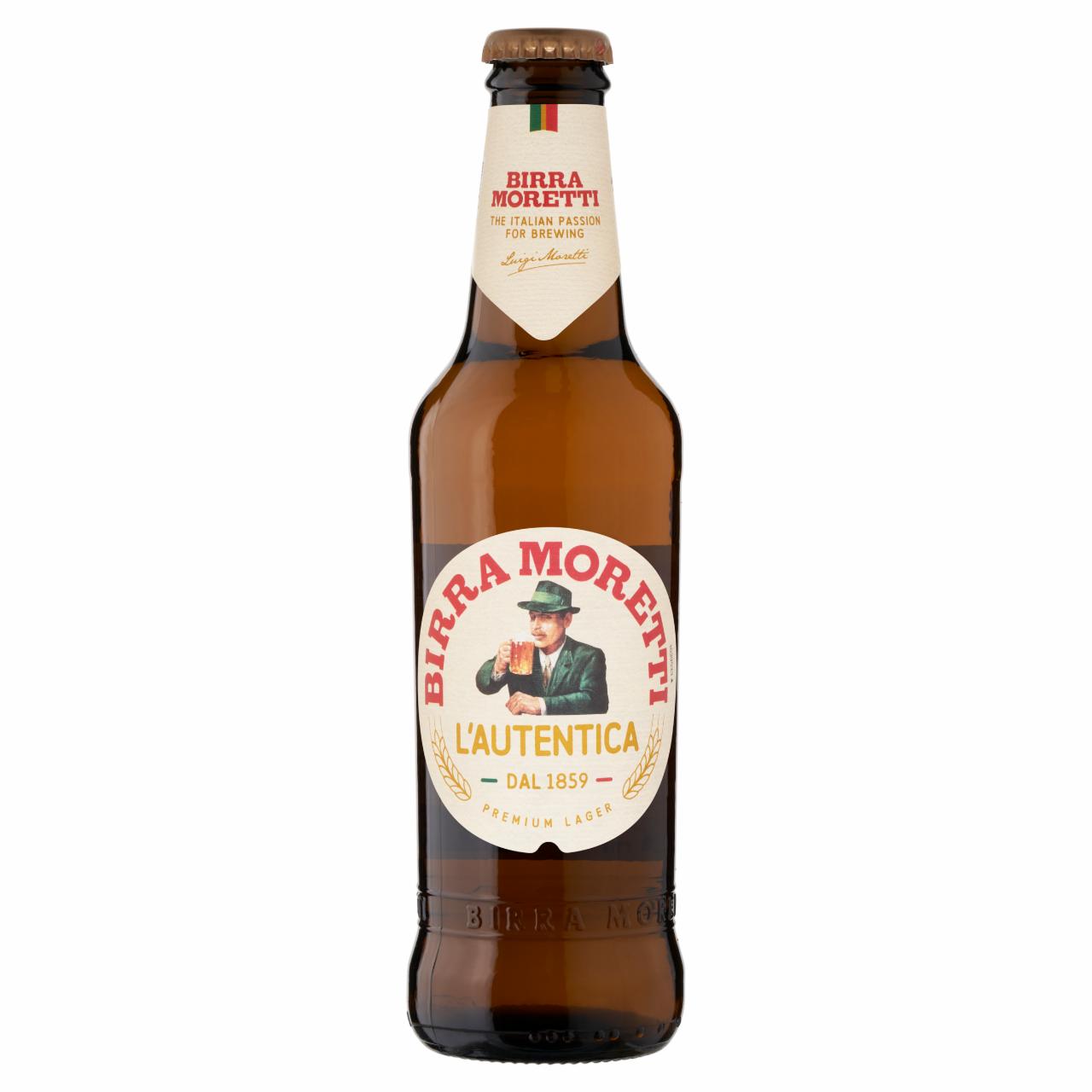 Képek - Birra Moretti világos sör 4,6% 330 ml