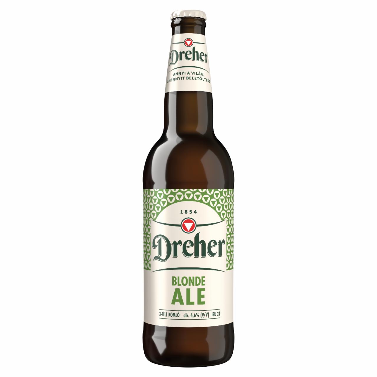 Képek - Dreher Blonde Ale felsőerjesztésű minőségi világos sör 4,6% 0,5 l